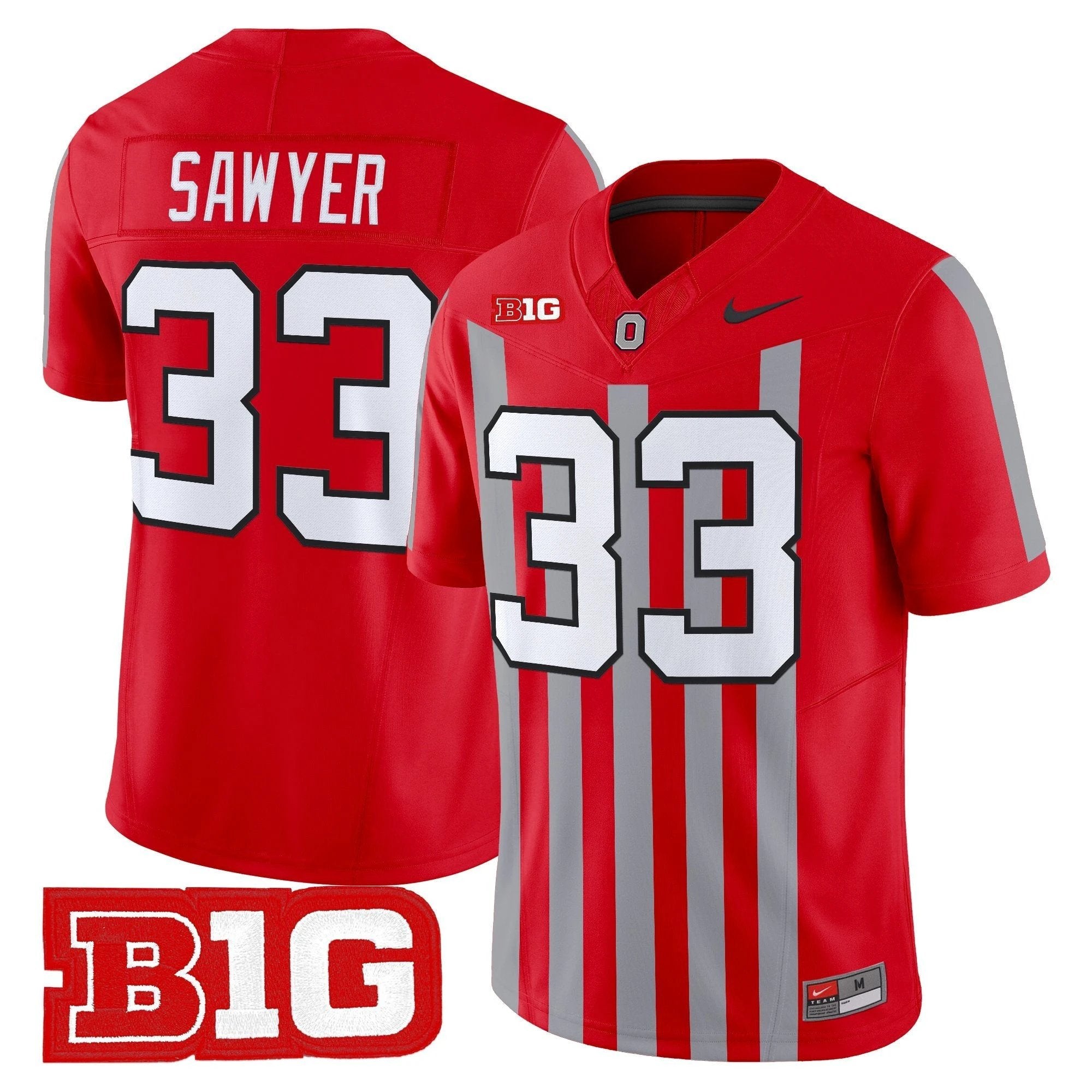 Ohio State Buckeyes Throwback Vapor Limited Jersey - All Stitched by Ohio State Buckeyes