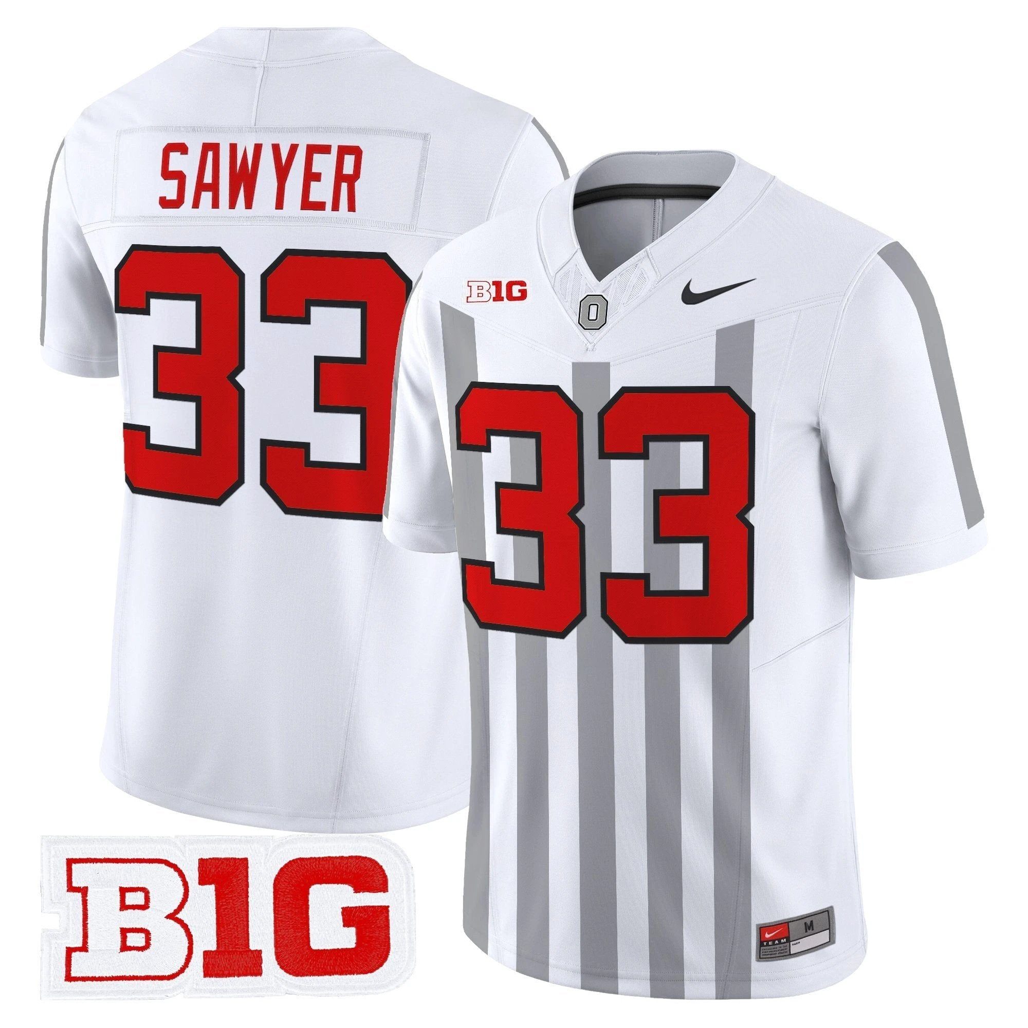 Ohio State Buckeyes Throwback Vapor Limited Jersey - All Stitched by Ohio State Buckeyes