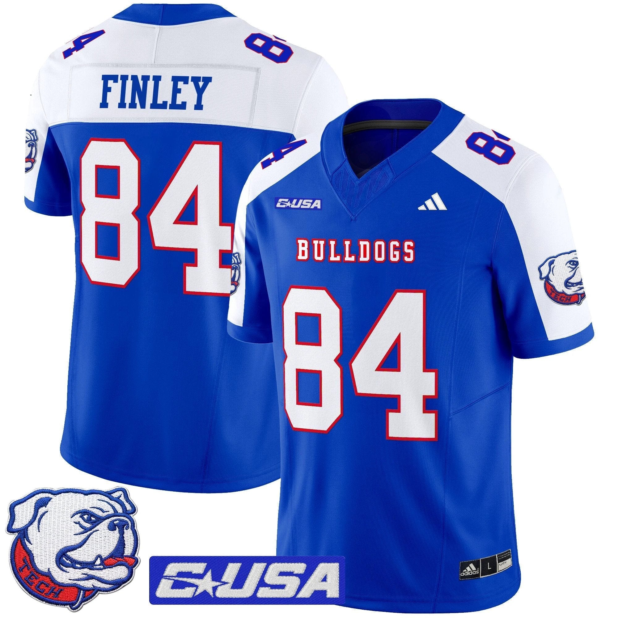 Louisiana Tech Bulldogs 2025 Vapor Limited Jersey - All Stitched by Louisiana Tech Bulldogs