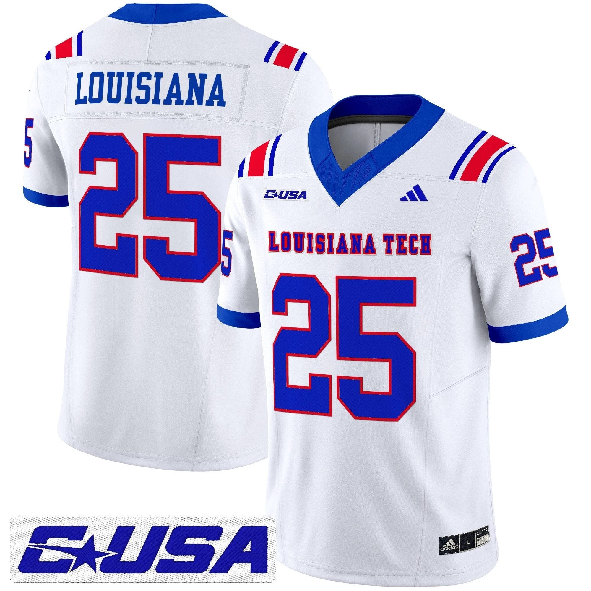 Louisiana Tech Bulldogs 2025 Vapor Limited Jersey - All Stitched by Louisiana Tech Bulldogs