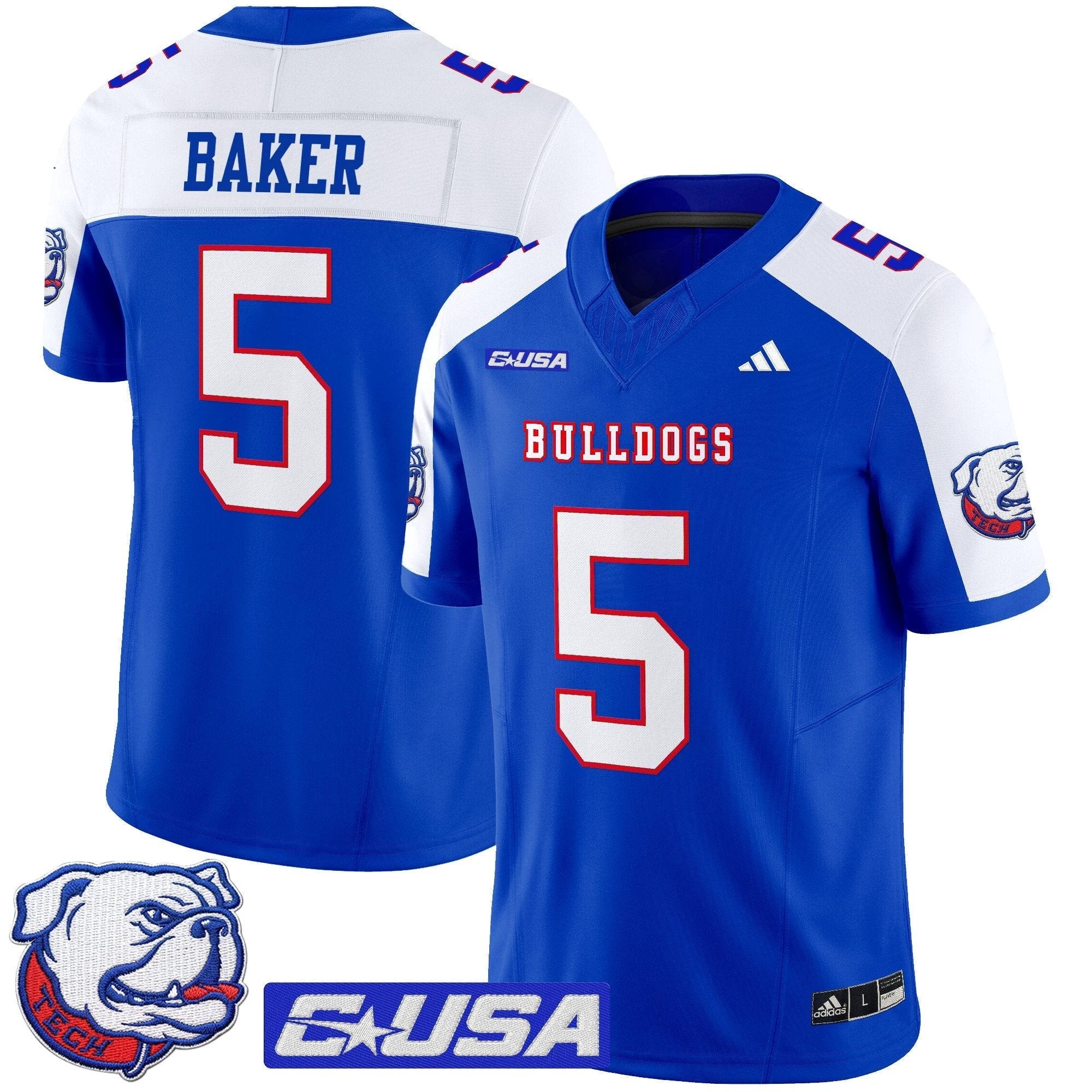 Louisiana Tech Bulldogs 2025 Vapor Limited Jersey - All Stitched by Louisiana Tech Bulldogs