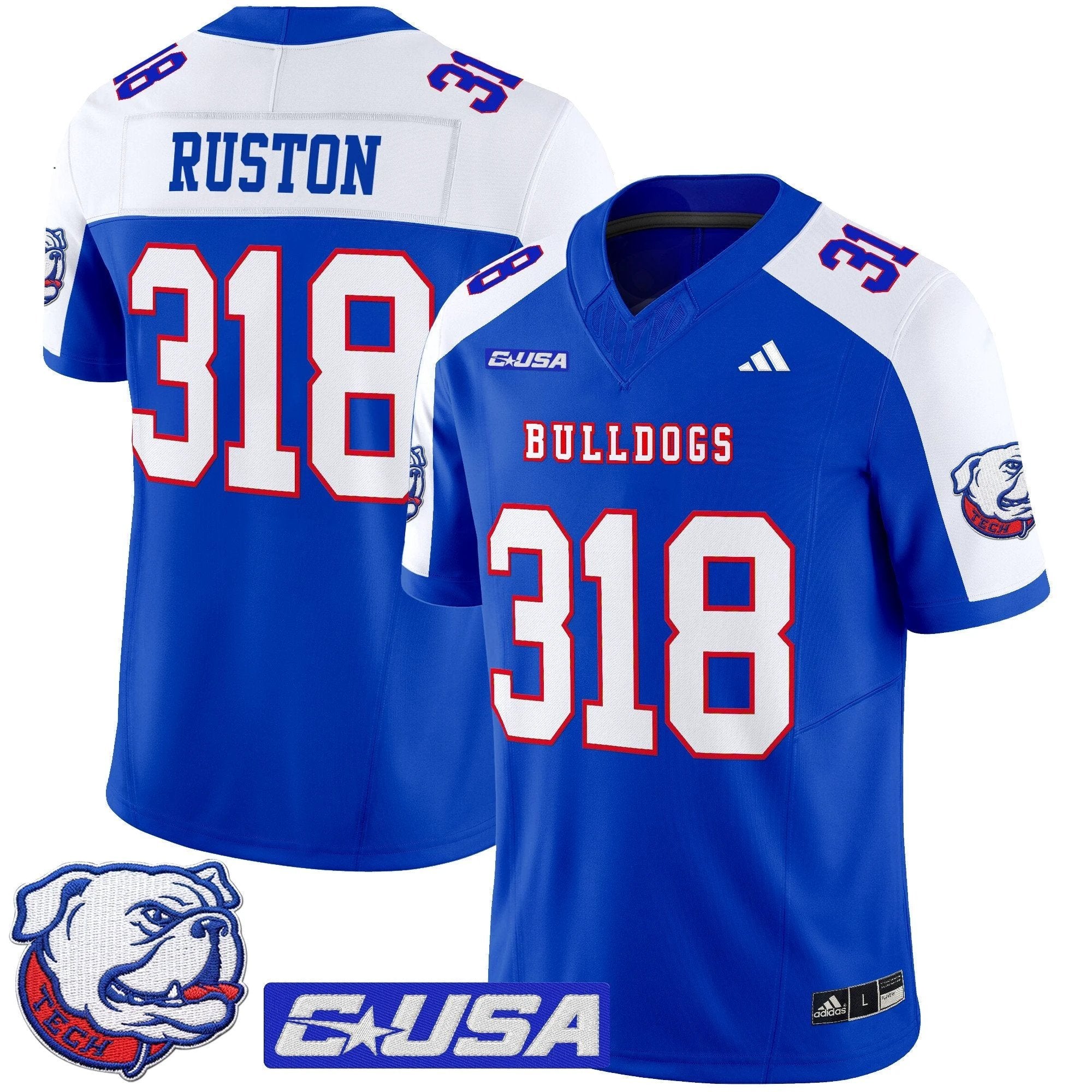 Louisiana Tech Bulldogs 2025 Vapor Limited Jersey - All Stitched by Louisiana Tech Bulldogs