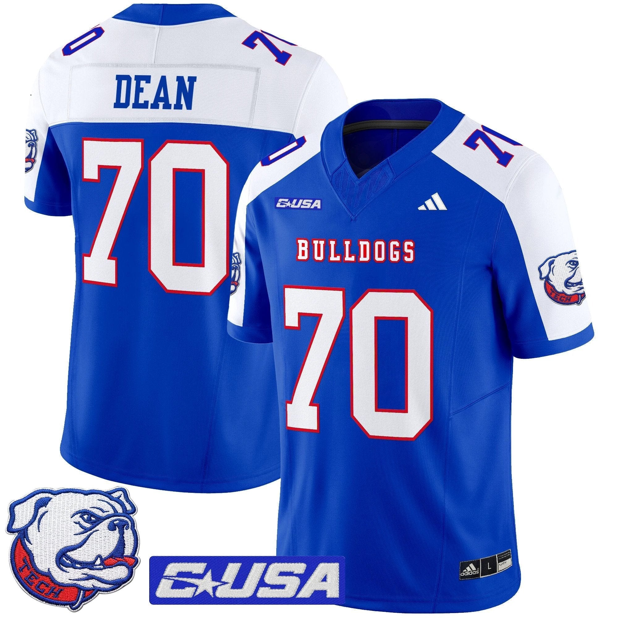 Louisiana Tech Bulldogs 2025 Vapor Limited Jersey - All Stitched by Louisiana Tech Bulldogs