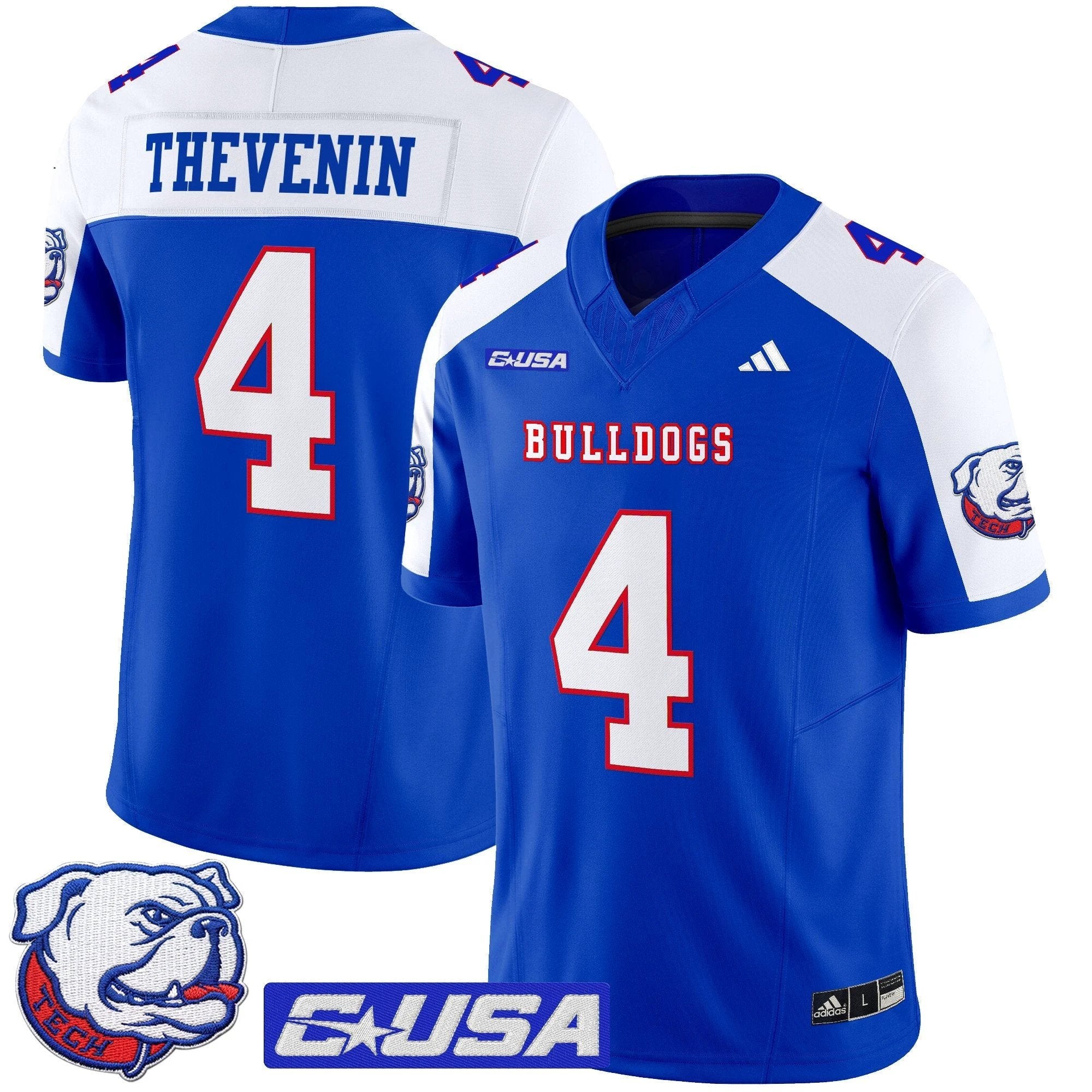 Louisiana Tech Bulldogs 2025 Vapor Limited Jersey - All Stitched by Louisiana Tech Bulldogs