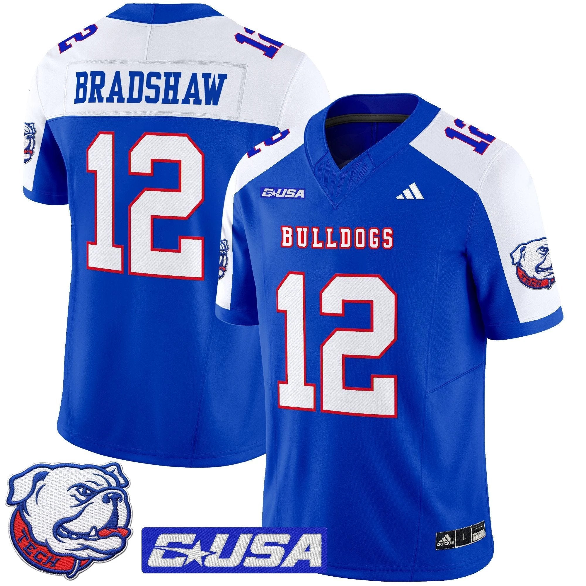 Louisiana Tech Bulldogs 2025 Vapor Limited Jersey - All Stitched by Louisiana Tech Bulldogs