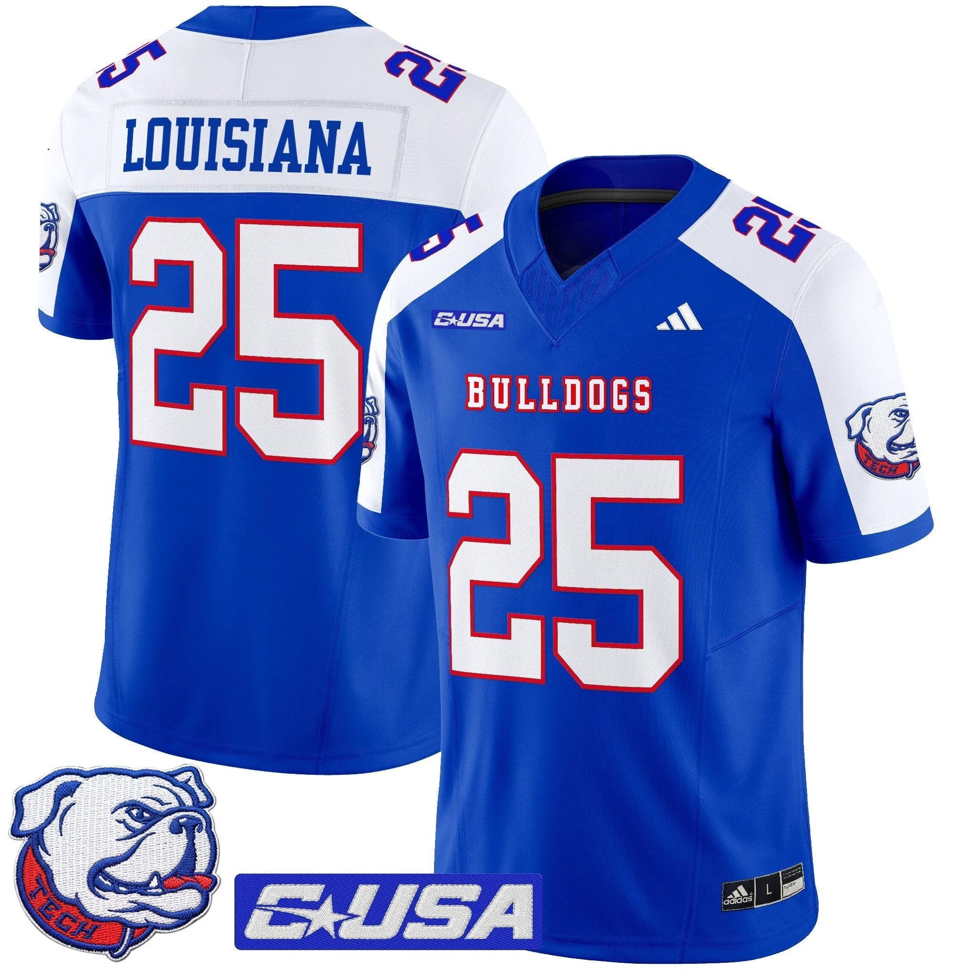 Louisiana Tech Bulldogs 2025 Vapor Limited Jersey - All Stitched by Louisiana Tech Bulldogs