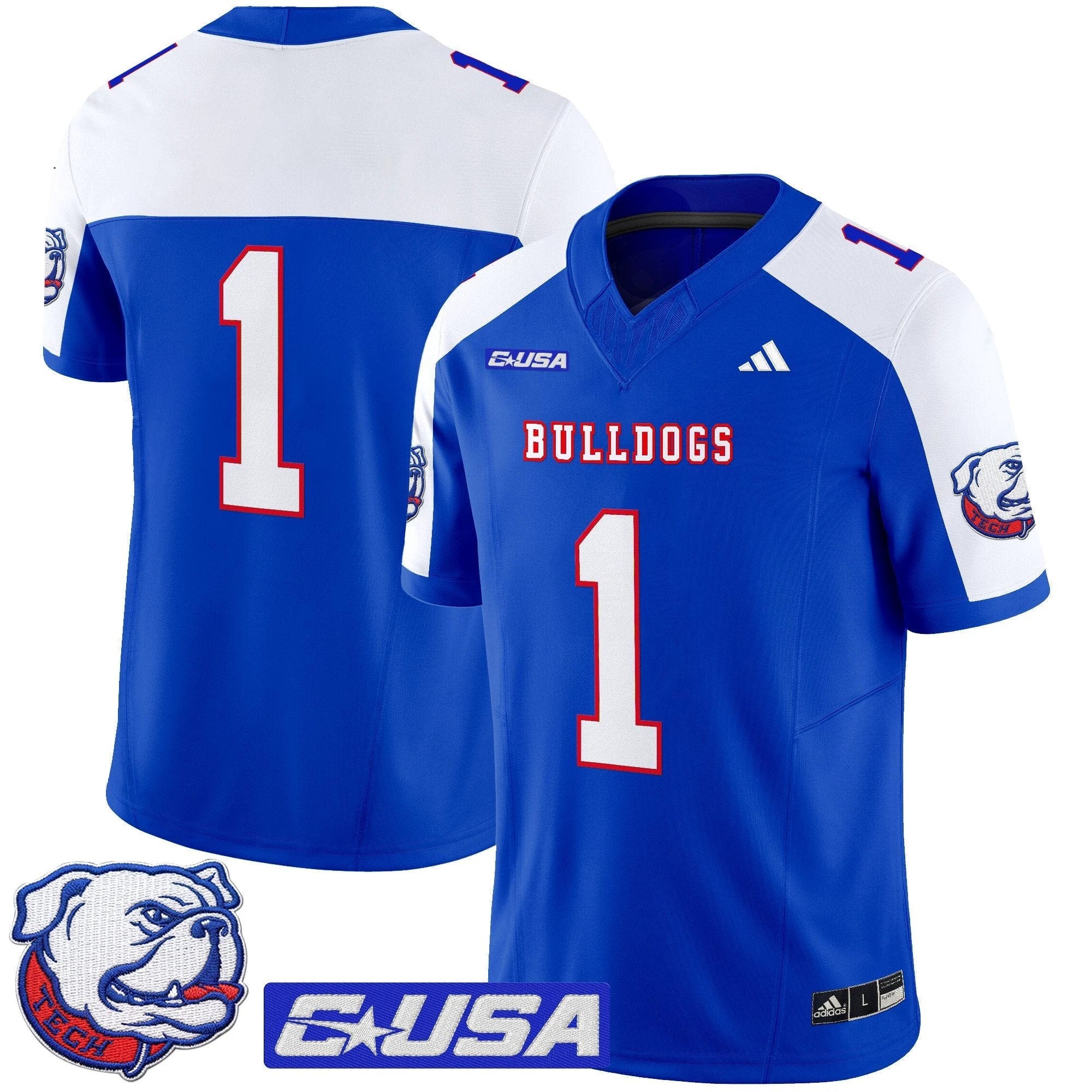 Louisiana Tech Bulldogs 2025 Vapor Limited Jersey - All Stitched by Louisiana Tech Bulldogs