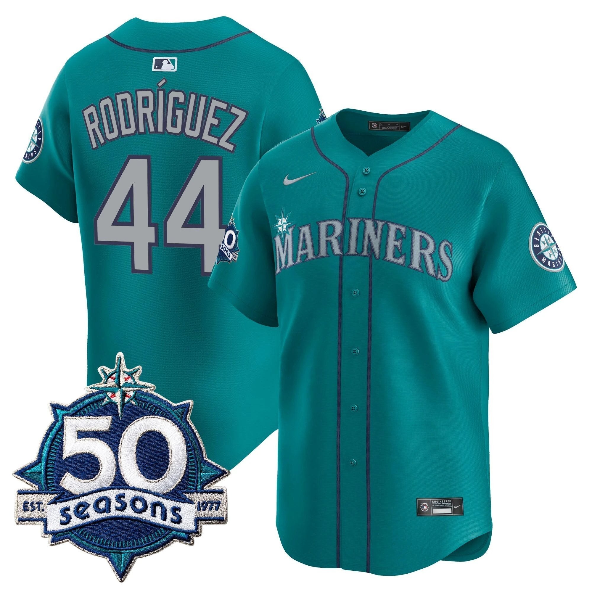 SEA 50 Seasons Patch Vapor Premier Limited Jersey - All Stitched by Magicgearus