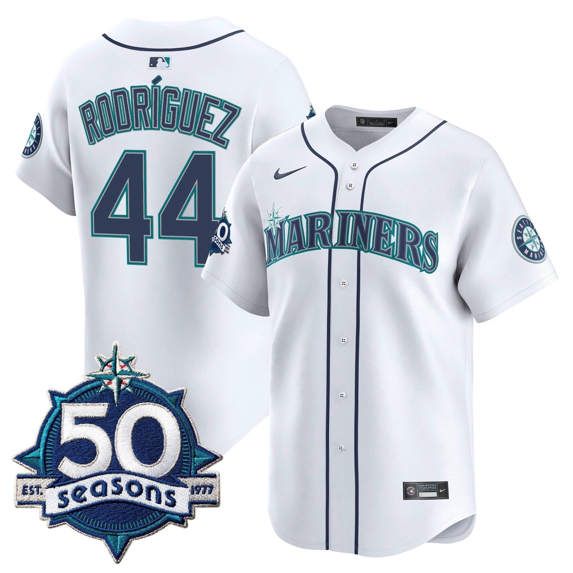 SEA 50 Seasons Patch Vapor Premier Limited Jersey - All Stitched by Magicgearus