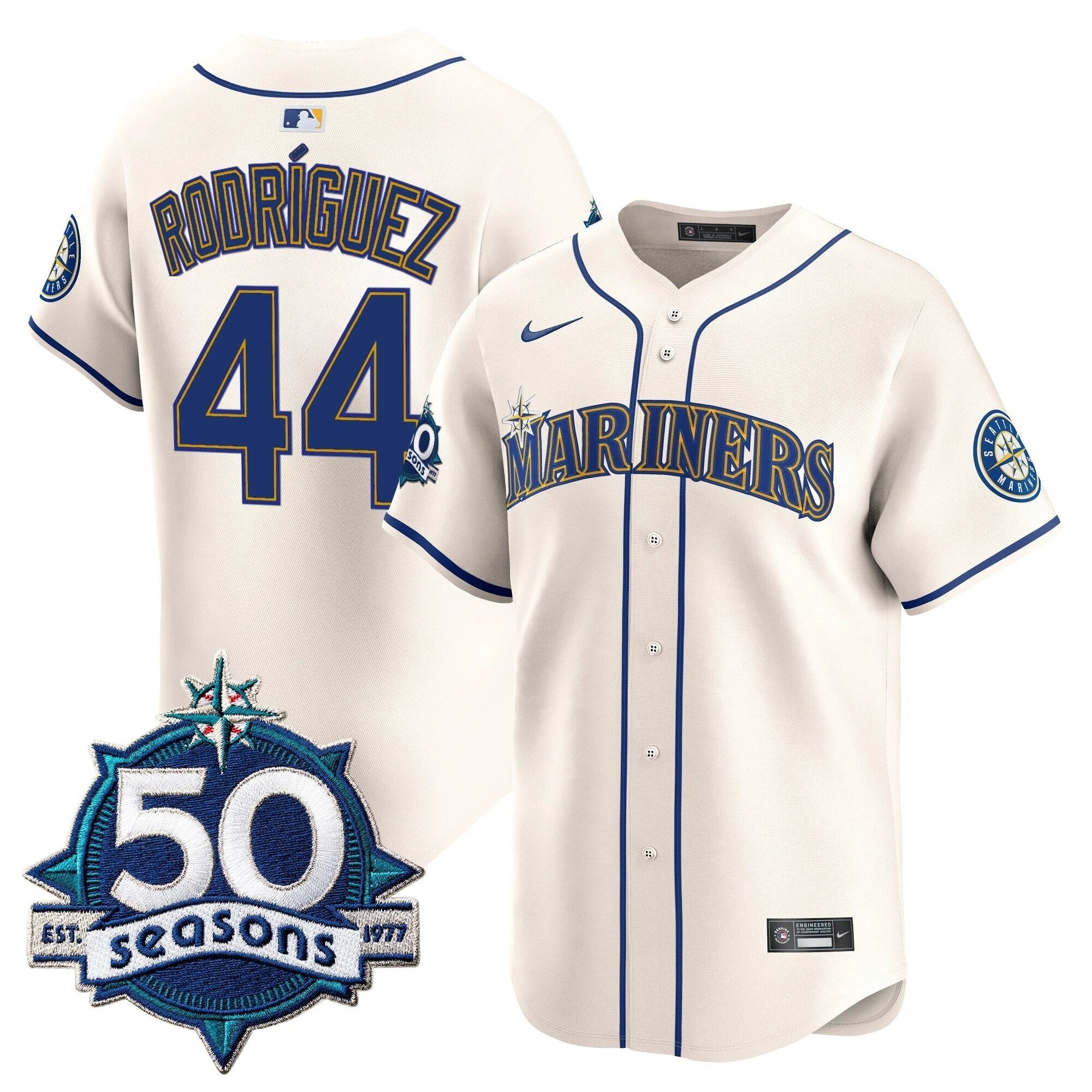 SEA 50 Seasons Patch Vapor Premier Limited Jersey - All Stitched by Magicgearus