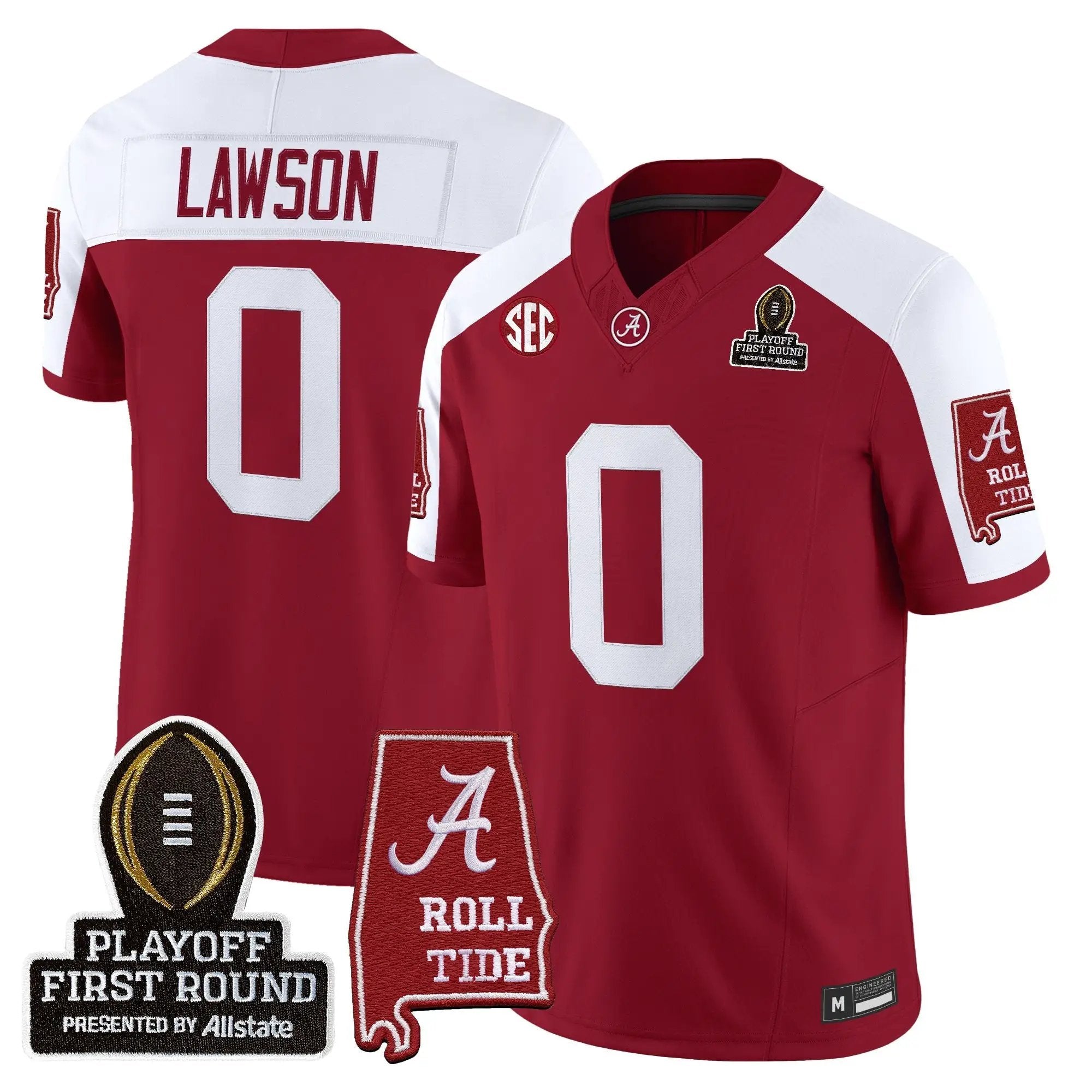 BAMA 2025 Playoff First Round Vapor Limited Jersey by Alabama Crimson Tide