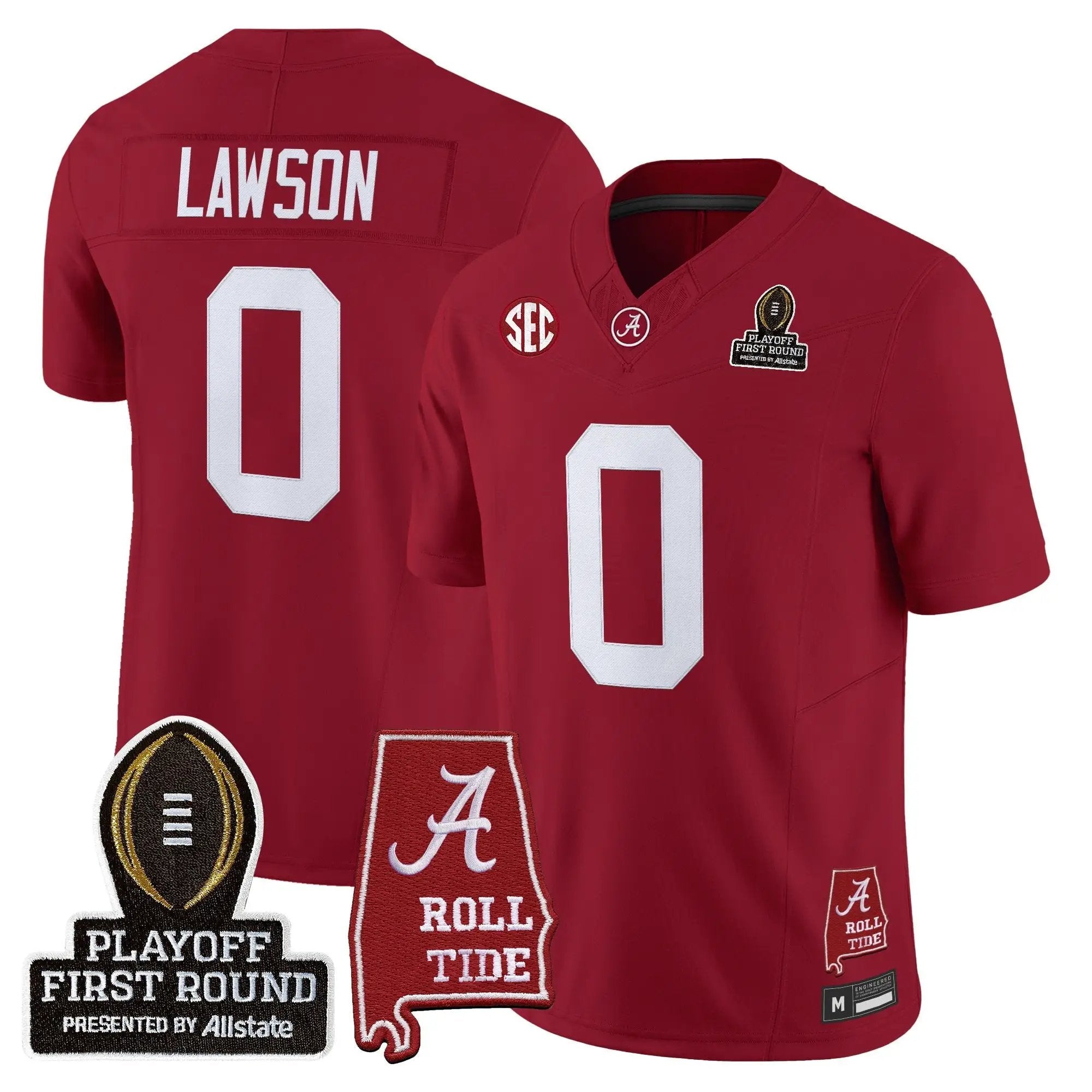 BAMA 2025 Playoff First Round Vapor Limited Jersey by Alabama Crimson Tide