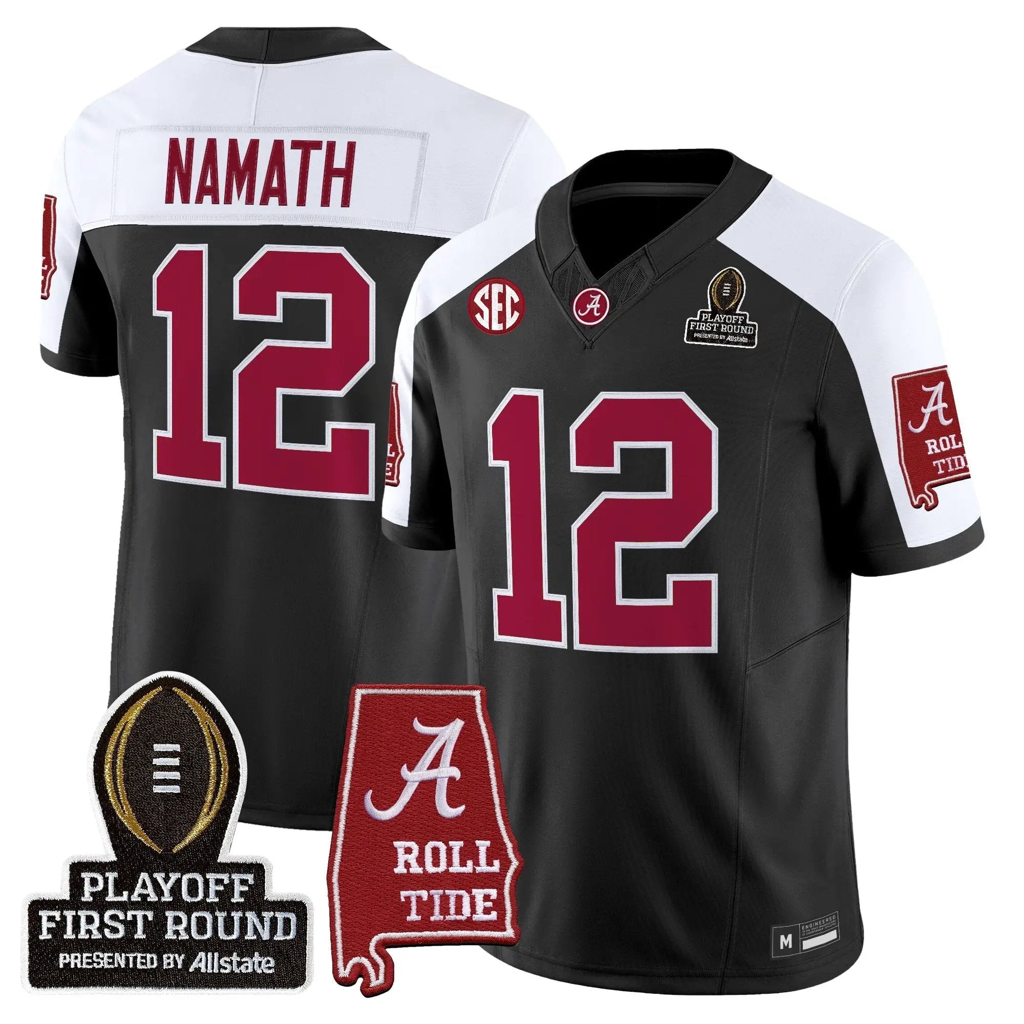 BAMA 2025 Playoff First Round Vapor Limited Jersey by Alabama Crimson Tide