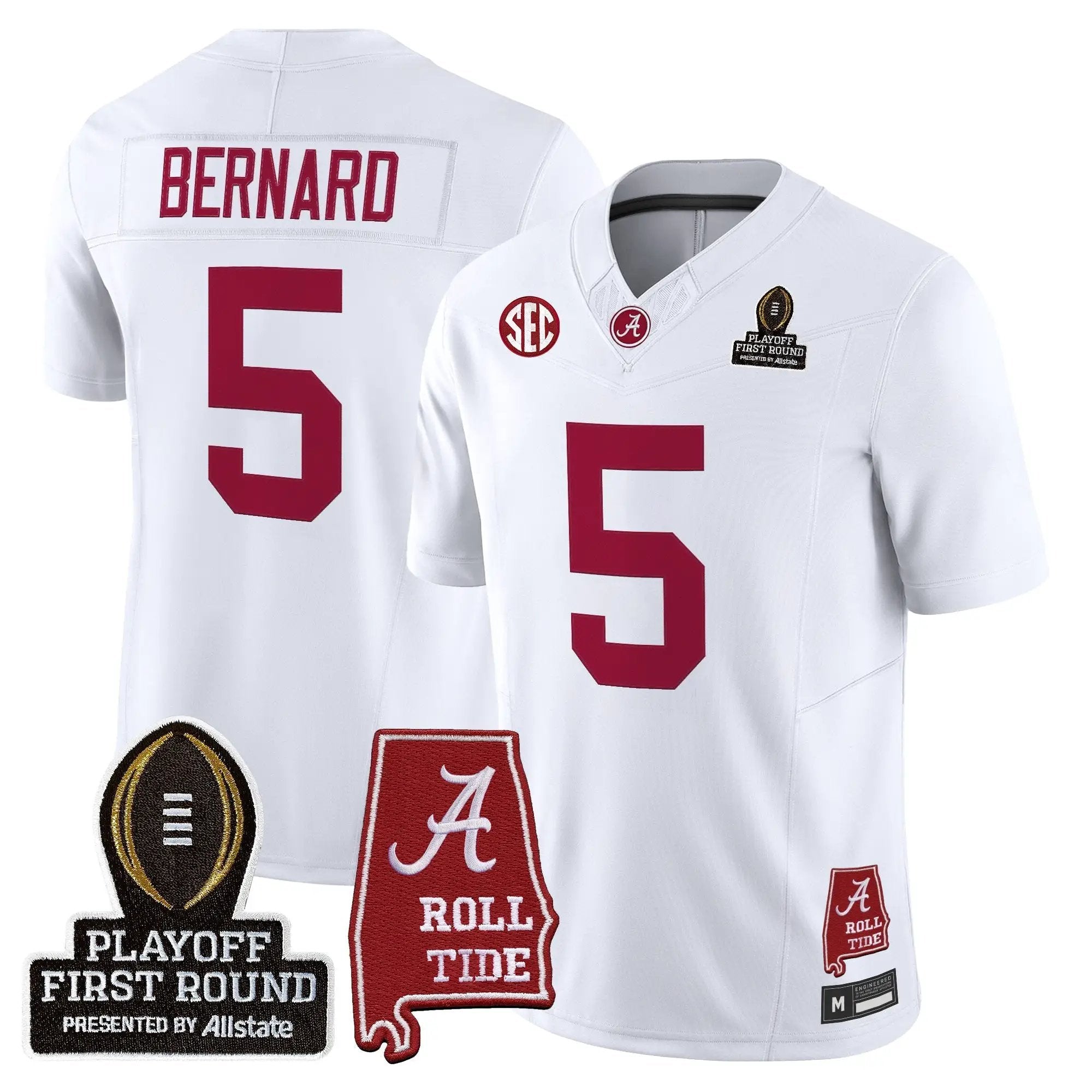 BAMA 2025 Playoff First Round Vapor Limited Jersey by Alabama Crimson Tide