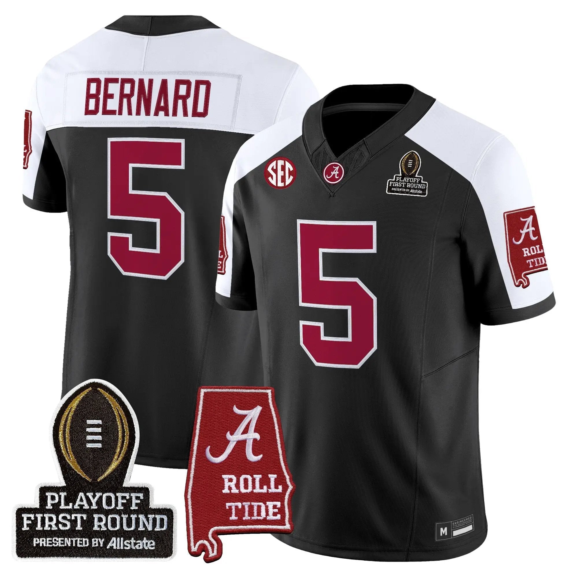 BAMA 2025 Playoff First Round Vapor Limited Jersey by Alabama Crimson Tide