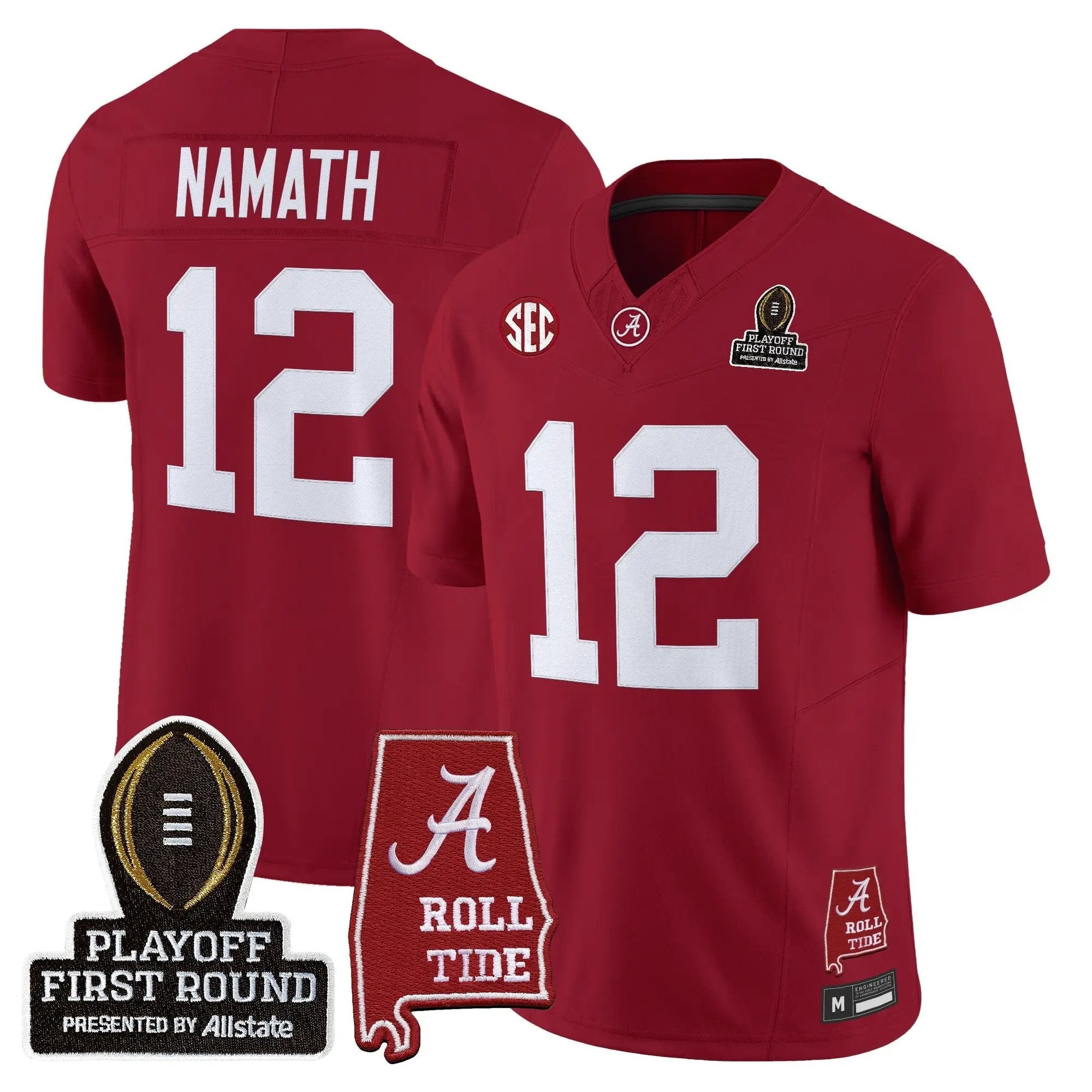 BAMA 2025 Playoff First Round Vapor Limited Jersey by Alabama Crimson Tide