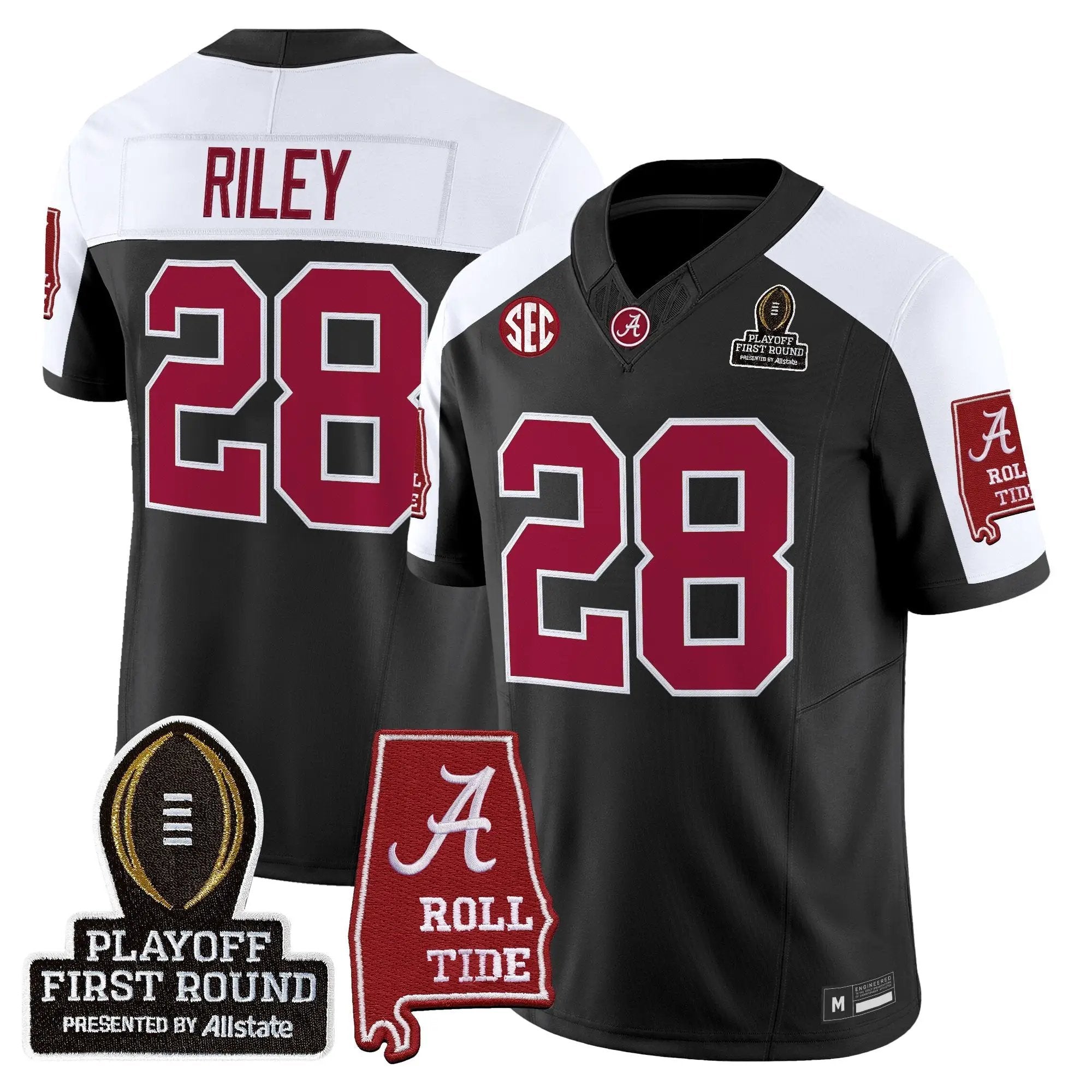 BAMA 2025 Playoff First Round Vapor Limited Jersey by Alabama Crimson Tide