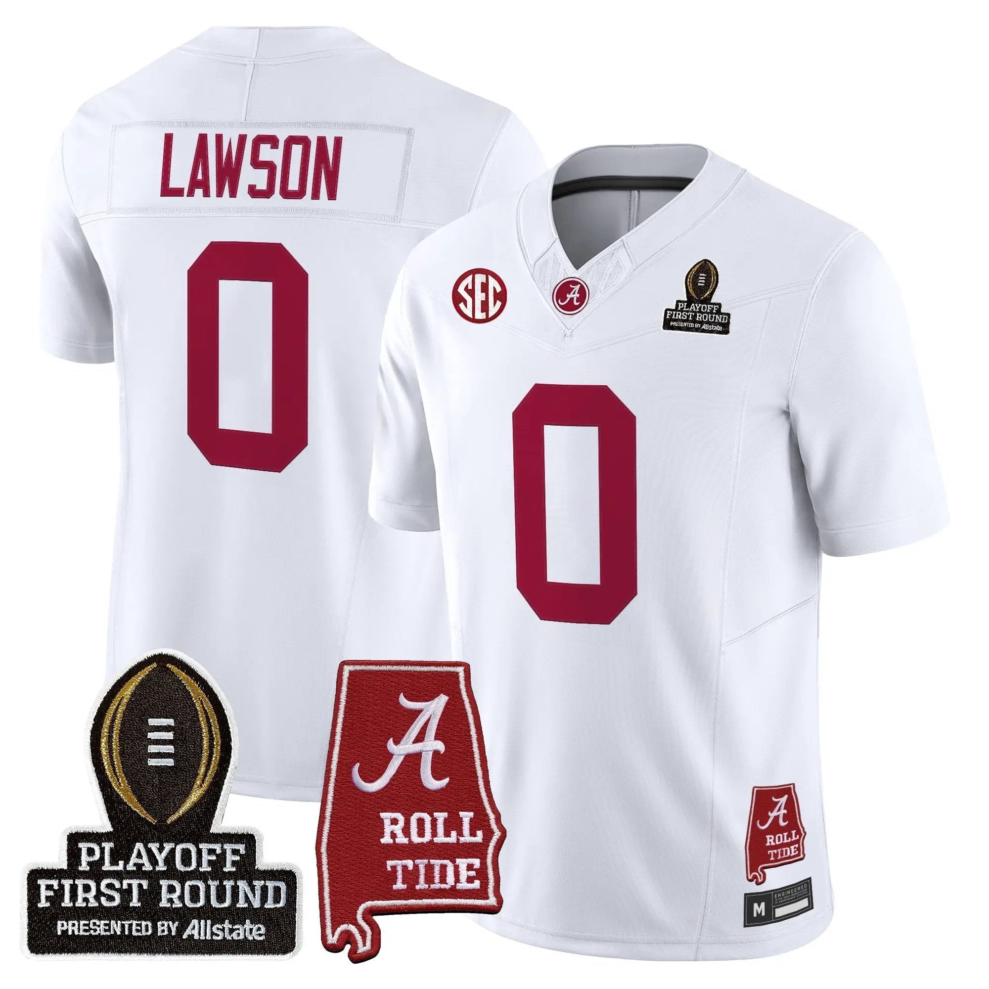 BAMA 2025 Playoff First Round Vapor Limited Jersey by Alabama Crimson Tide