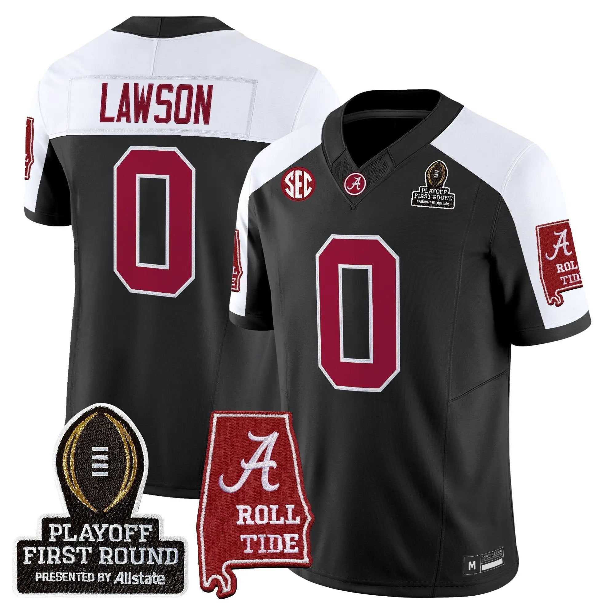 BAMA 2025 Playoff First Round Vapor Limited Jersey by Alabama Crimson Tide