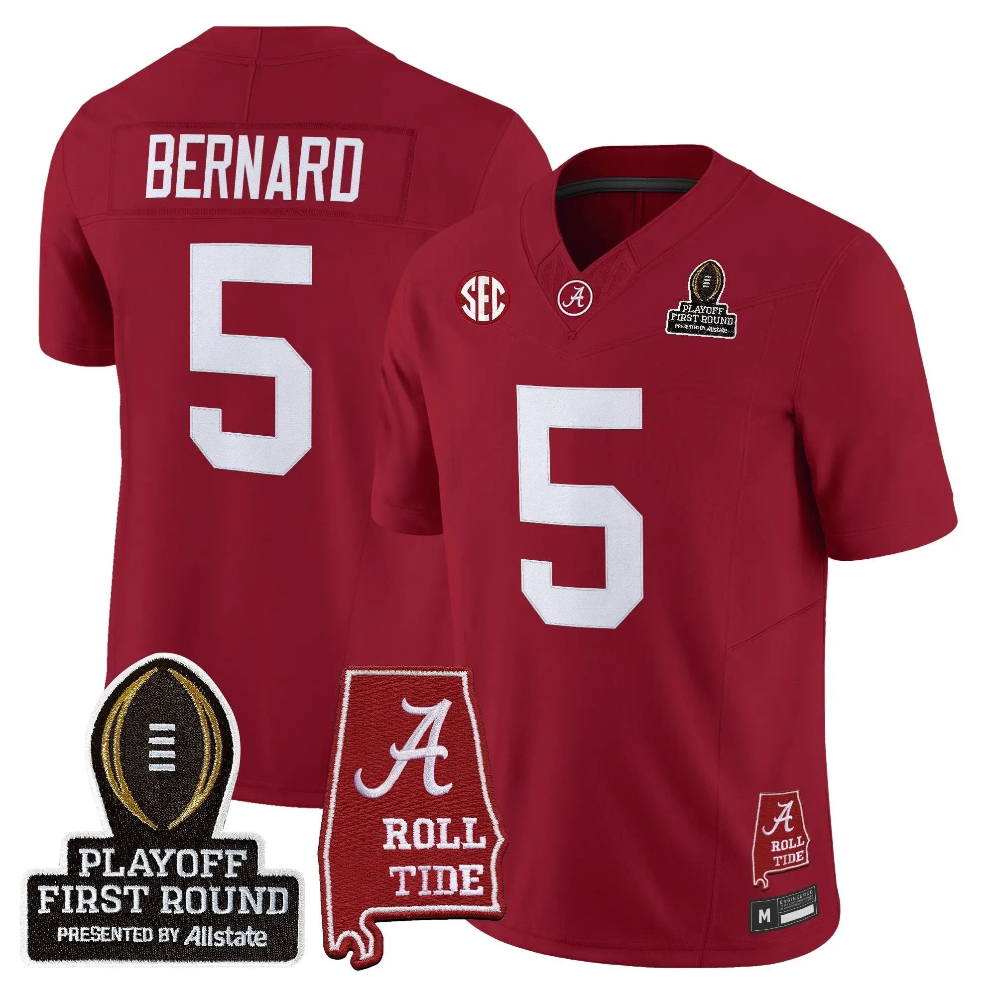 BAMA 2025 Playoff First Round Vapor Limited Jersey by Alabama Crimson Tide