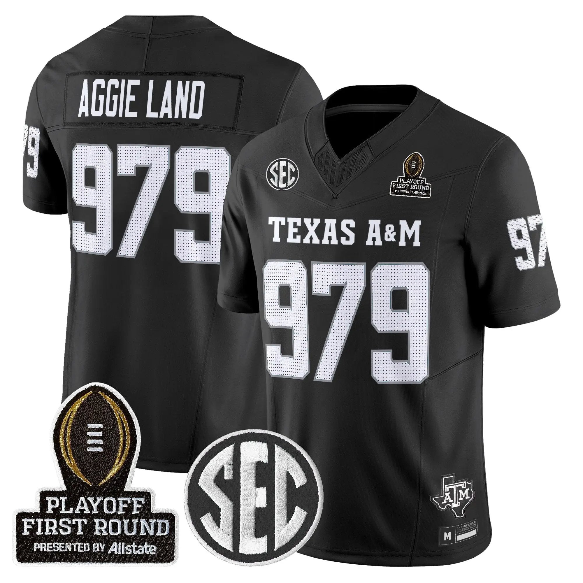 Aggies 2025 Playoff First Round Vapor Limited Jersey by Texas A&M Aggies