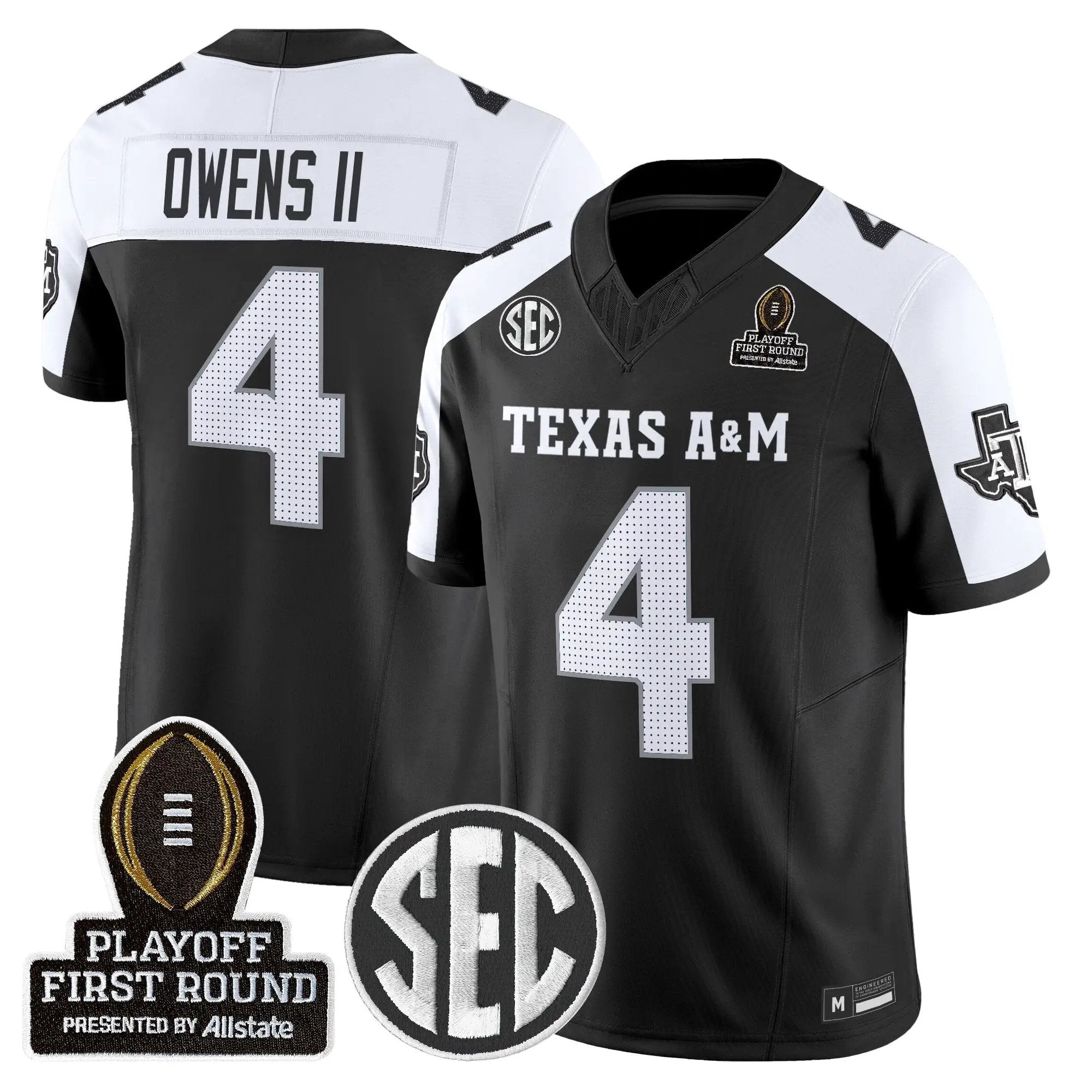 Aggies 2025 Playoff First Round Vapor Limited Jersey by Texas A&M Aggies