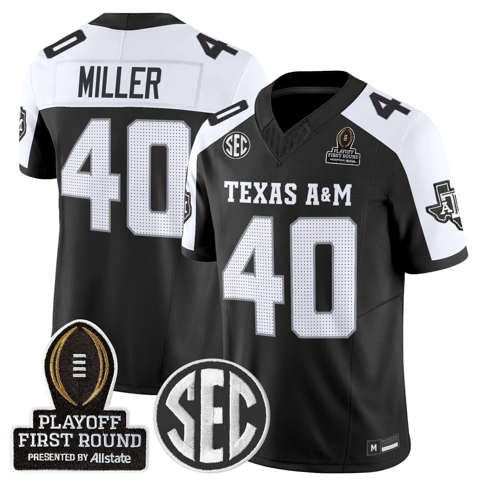 Aggies 2025 Playoff First Round Vapor Limited Jersey by Texas A&M Aggies
