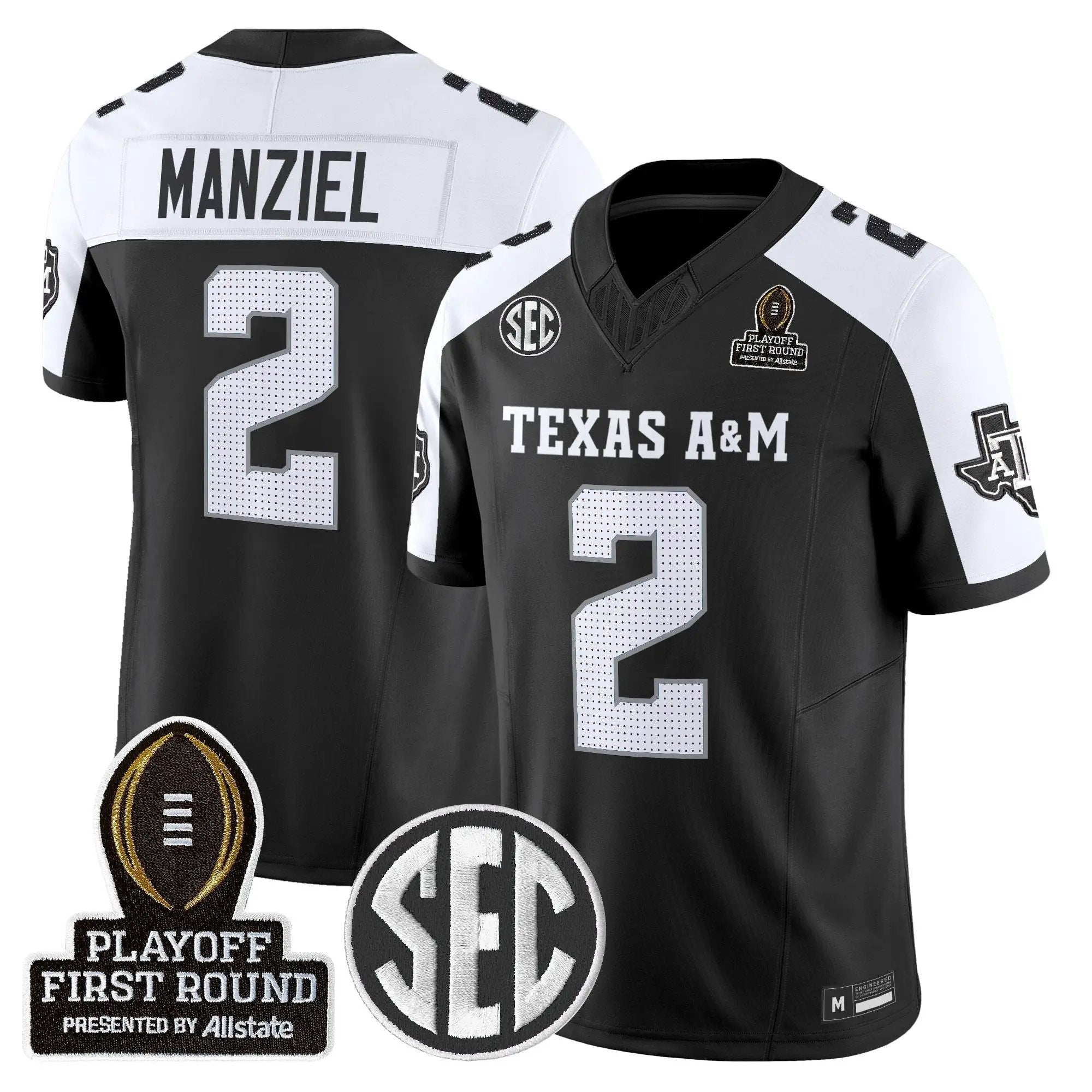 Aggies 2025 Playoff First Round Vapor Limited Jersey by Texas A&M Aggies