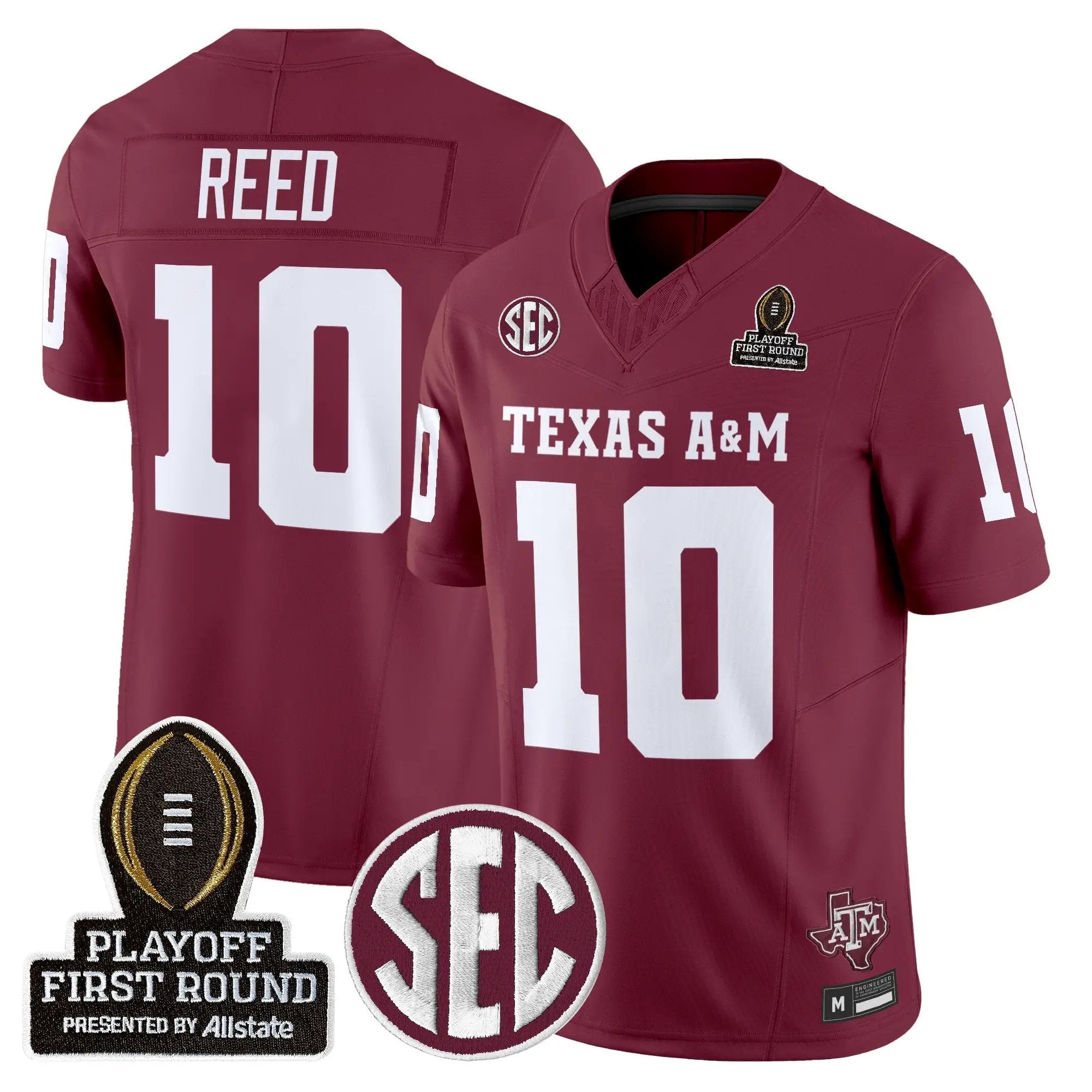 Aggies 2025 Playoff First Round Vapor Limited Jersey by Texas A&M Aggies
