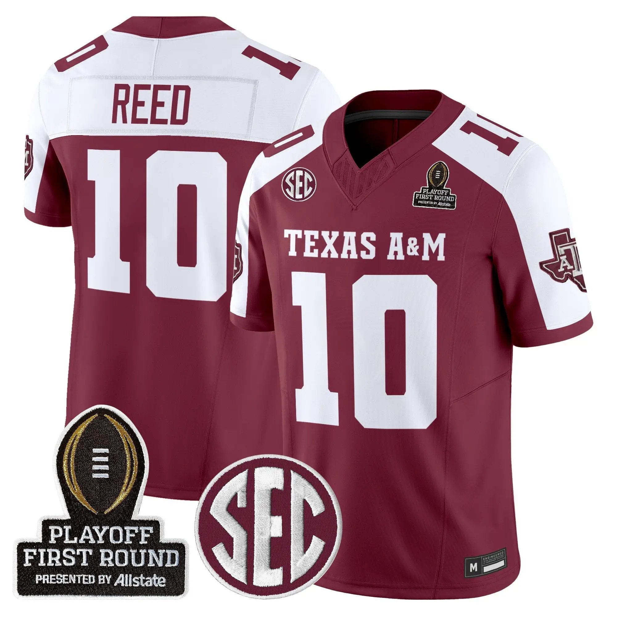 Aggies 2025 Playoff First Round Vapor Limited Jersey by Texas A&M Aggies