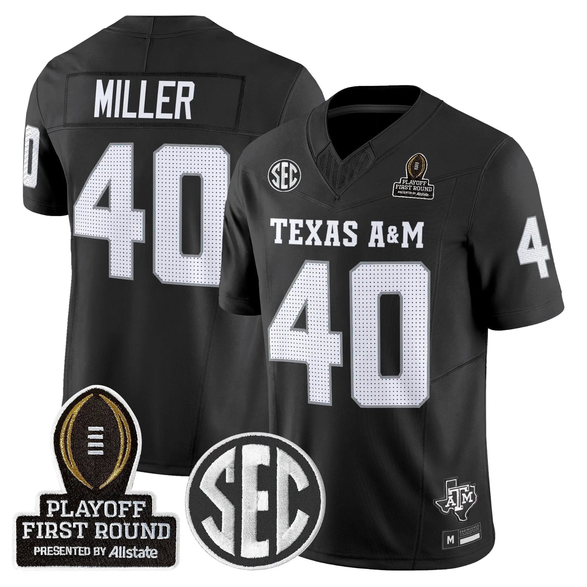 Aggies 2025 Playoff First Round Vapor Limited Jersey by Texas A&M Aggies