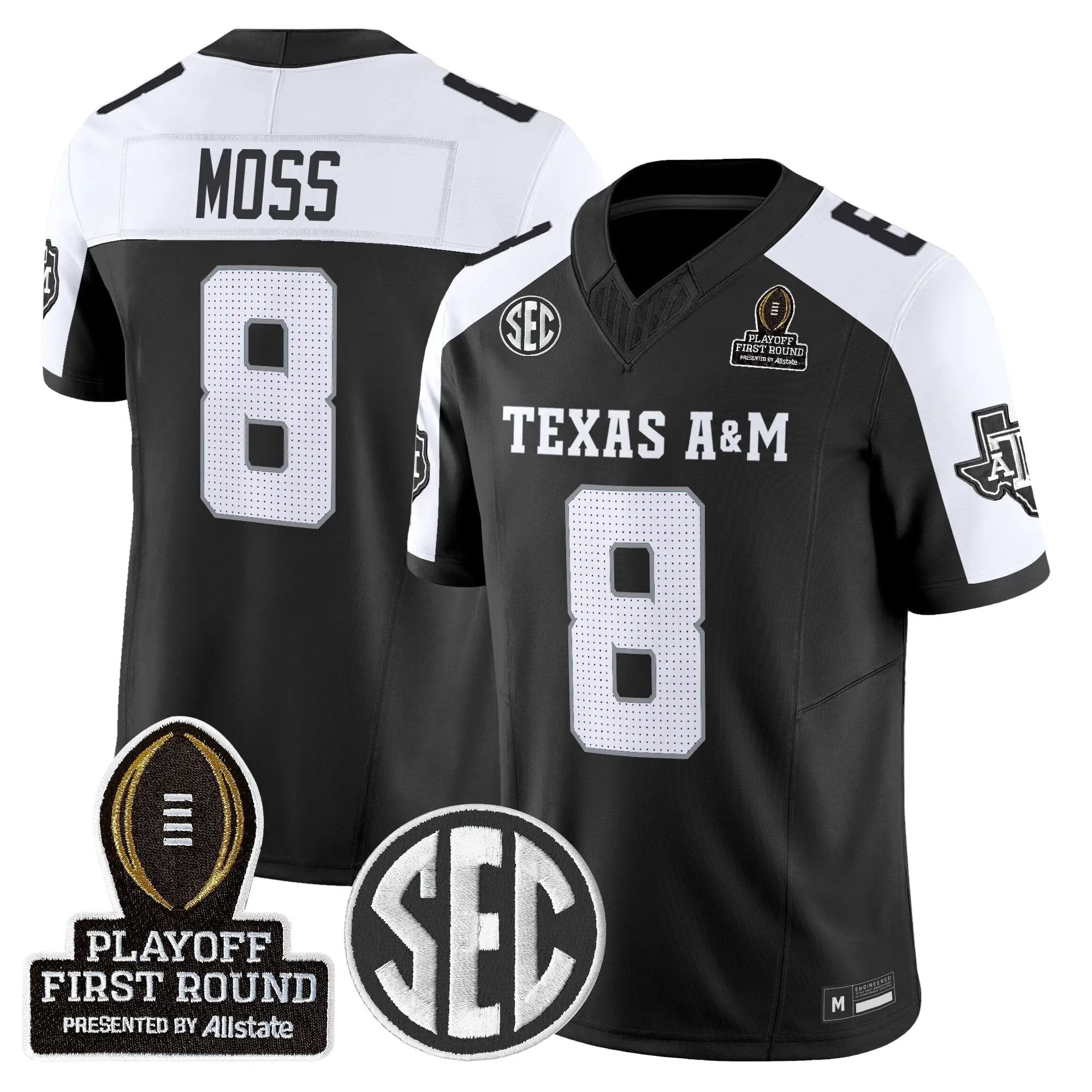 Aggies 2025 Playoff First Round Vapor Limited Jersey by Texas A&M Aggies
