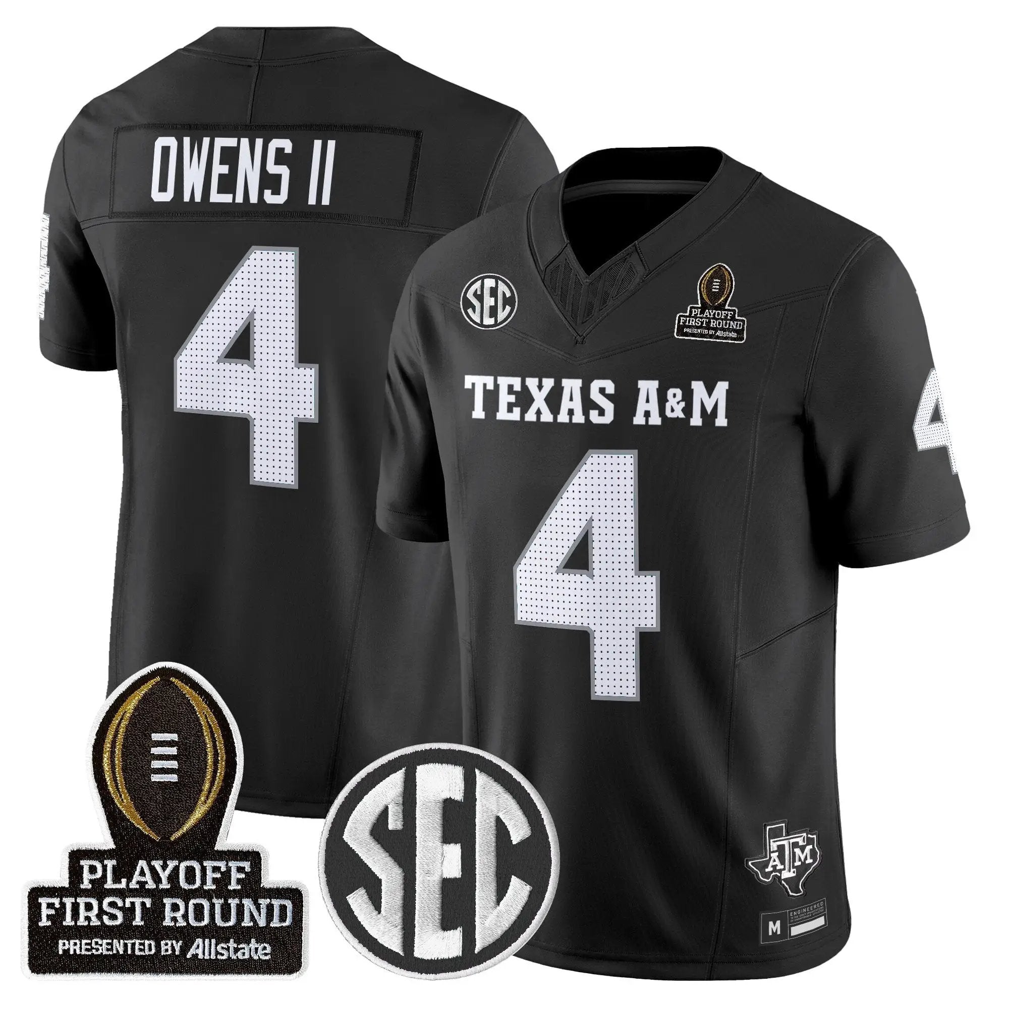 Aggies 2025 Playoff First Round Vapor Limited Jersey by Texas A&M Aggies