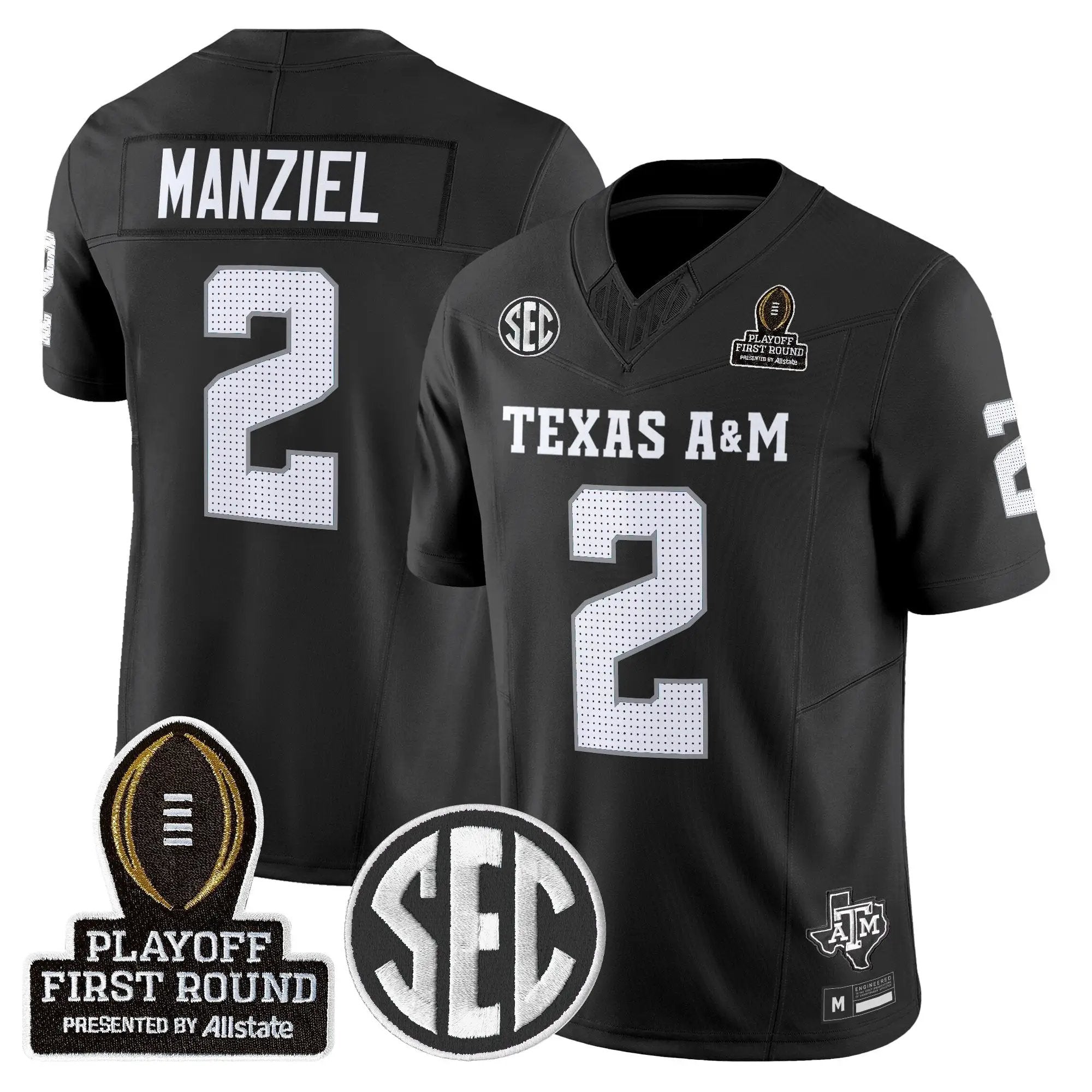 Aggies 2025 Playoff First Round Vapor Limited Jersey by Texas A&M Aggies