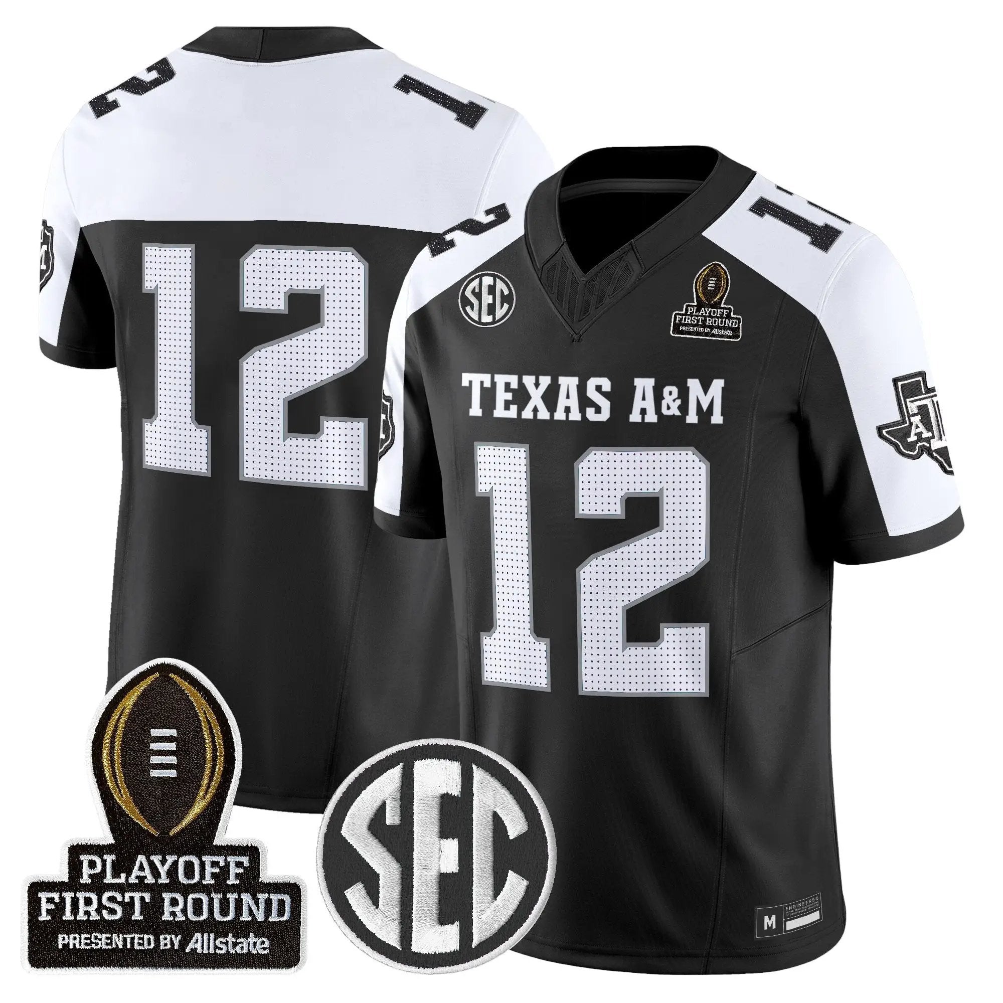 Aggies 2025 Playoff First Round Vapor Limited Jersey by Texas A&M Aggies