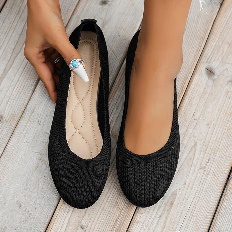 BowLift 丨 Women's Round Toe Bean Shoes by BowLift