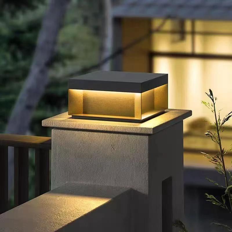 Outdoor Waterproof Garden Light Villa Gate Pillar Decorative Lamp by BowLift