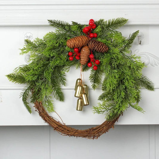 Christmas Wreath Door Hanger by BowLift