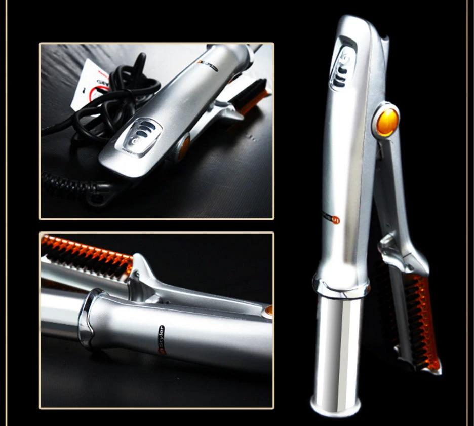2 in 1 Curling Straightener+Ceramic Glaze/Multi Temp/Anti-Scald by BowLift