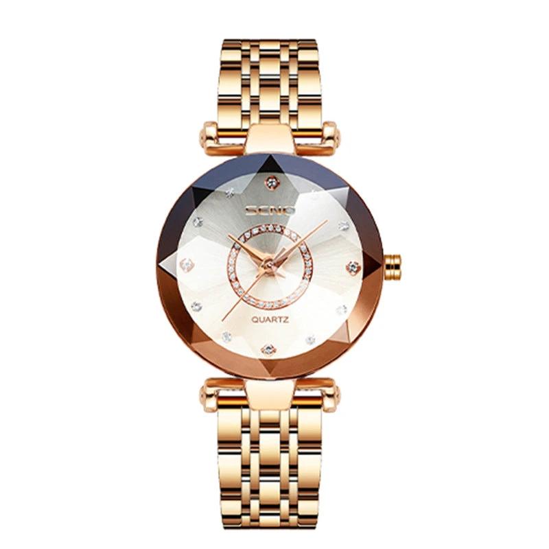 Diamond Inlaid Steel Strap Women's Waterproof Watch by BowLift