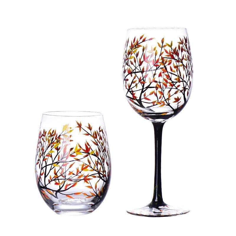 Crystal Glass Red Wine Glass+Clear Texture/All Season Use by BowLift