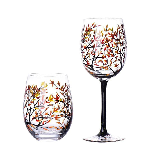 Crystal Glass Red Wine Glass+Clear Texture/All Season Use by BowLift