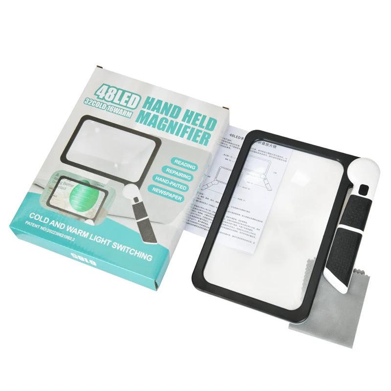 Magnifying Glass+Square Handheld Foldable by BowLift