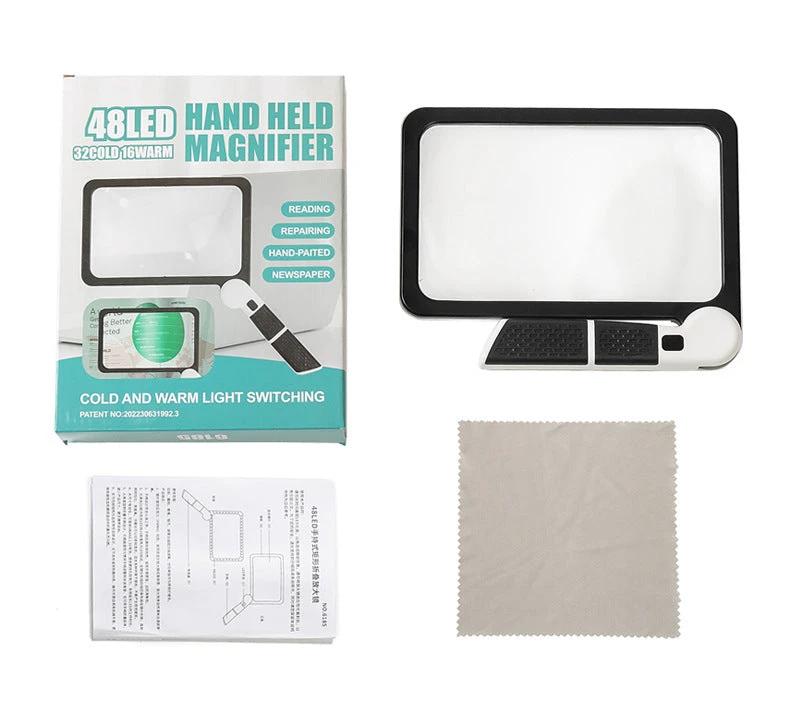 Magnifying Glass+Square Handheld Foldable by BowLift