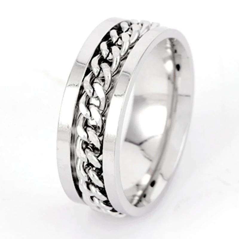 Trendy Rotating Chain Ring by BowLift