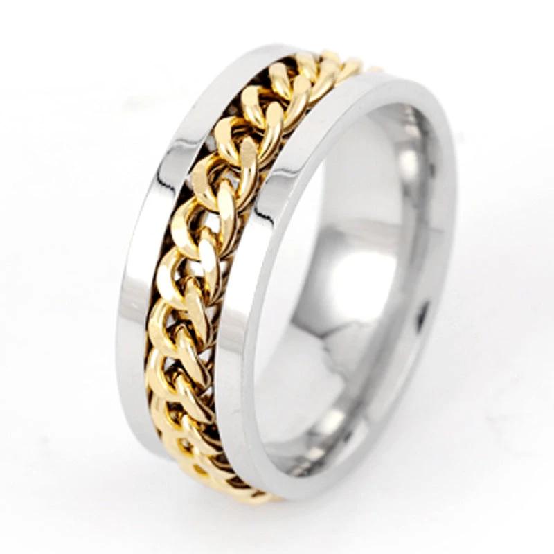 Trendy Rotating Chain Ring by BowLift