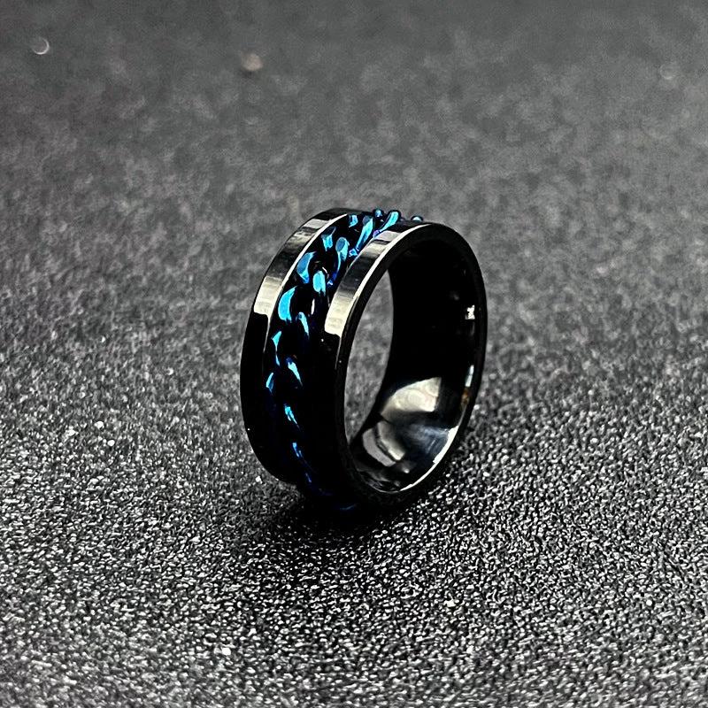 Trendy Rotating Chain Ring by BowLift