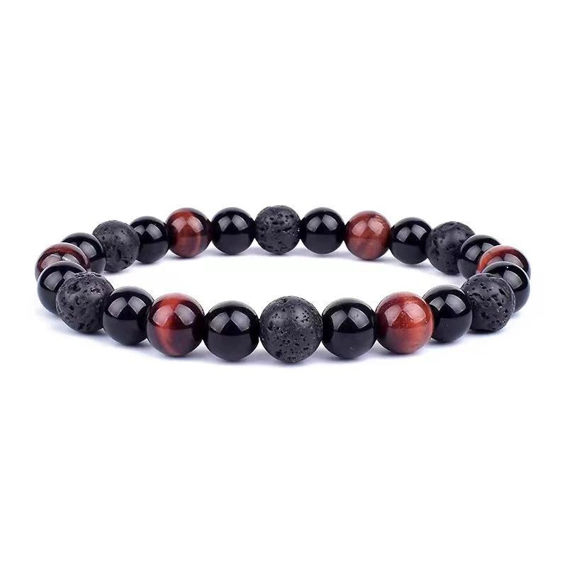 Versatile Natural Stone Bracelet for Home Use, 8mm by BowLift