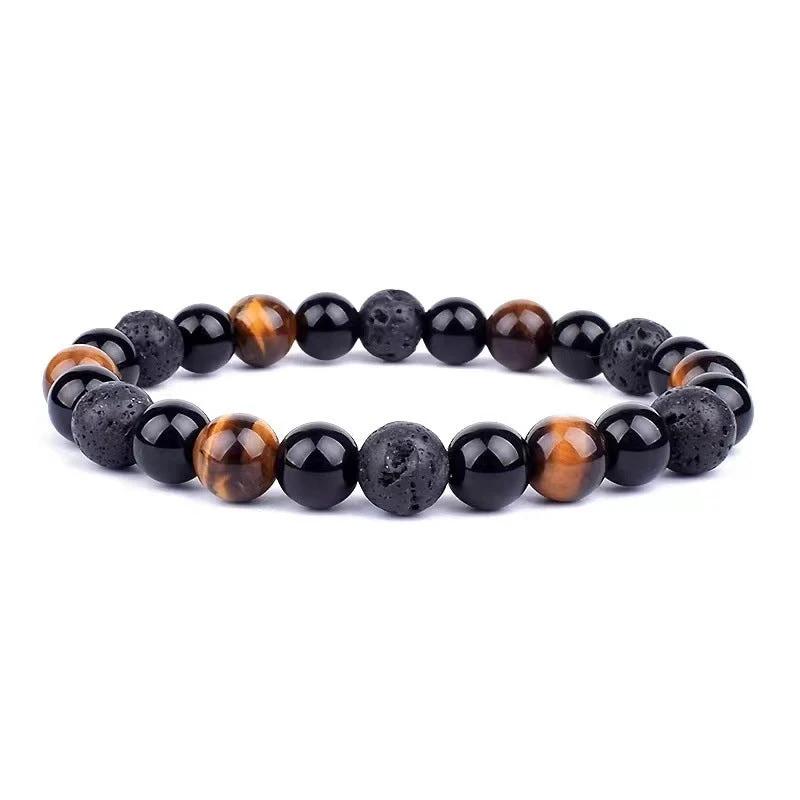Versatile Natural Stone Bracelet for Home Use, 8mm by BowLift