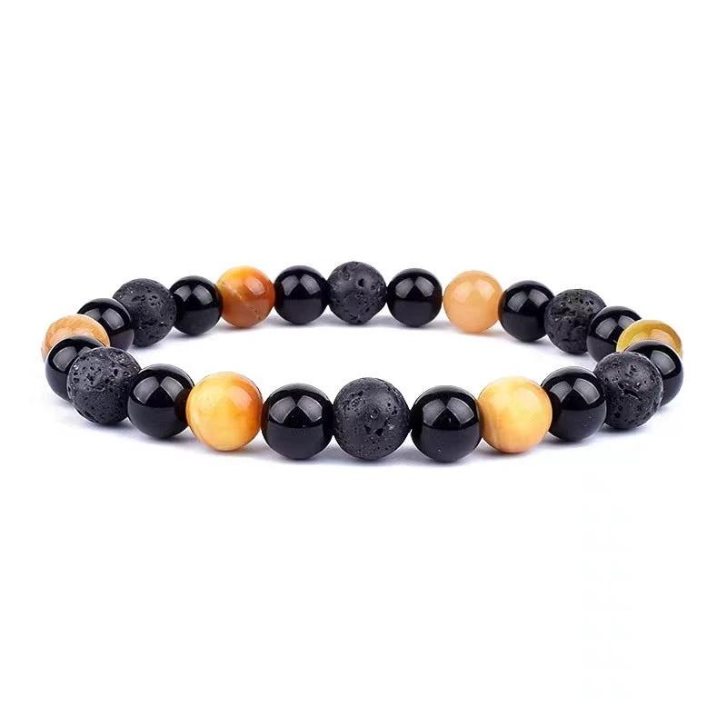 Versatile Natural Stone Bracelet for Home Use, 8mm by BowLift